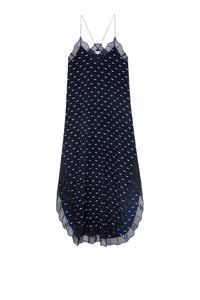 Robe Ristyl en soie - Marine