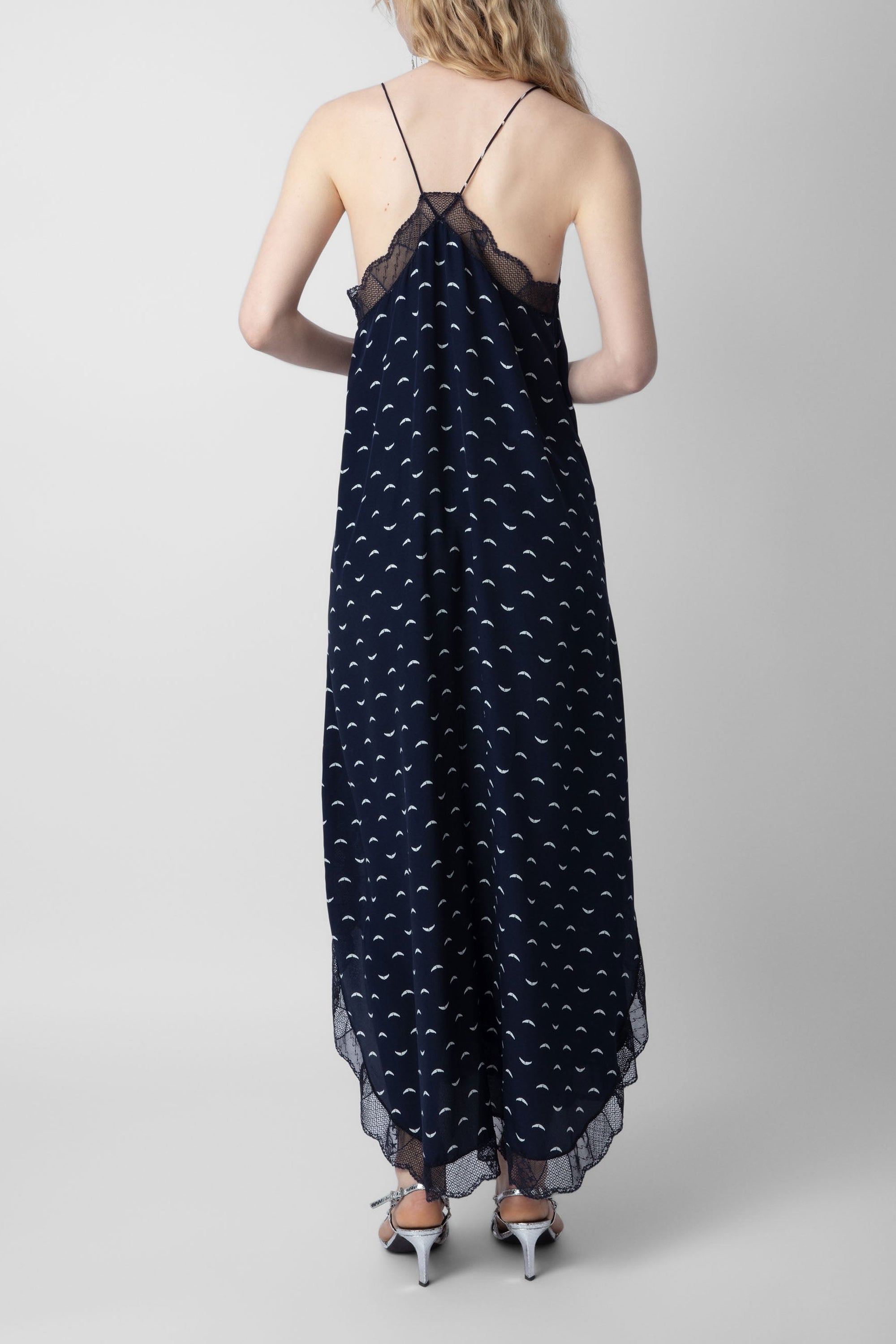 Robe Ristyl en soie - Marine