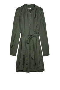 Robe Ritchin en satin - Kaki