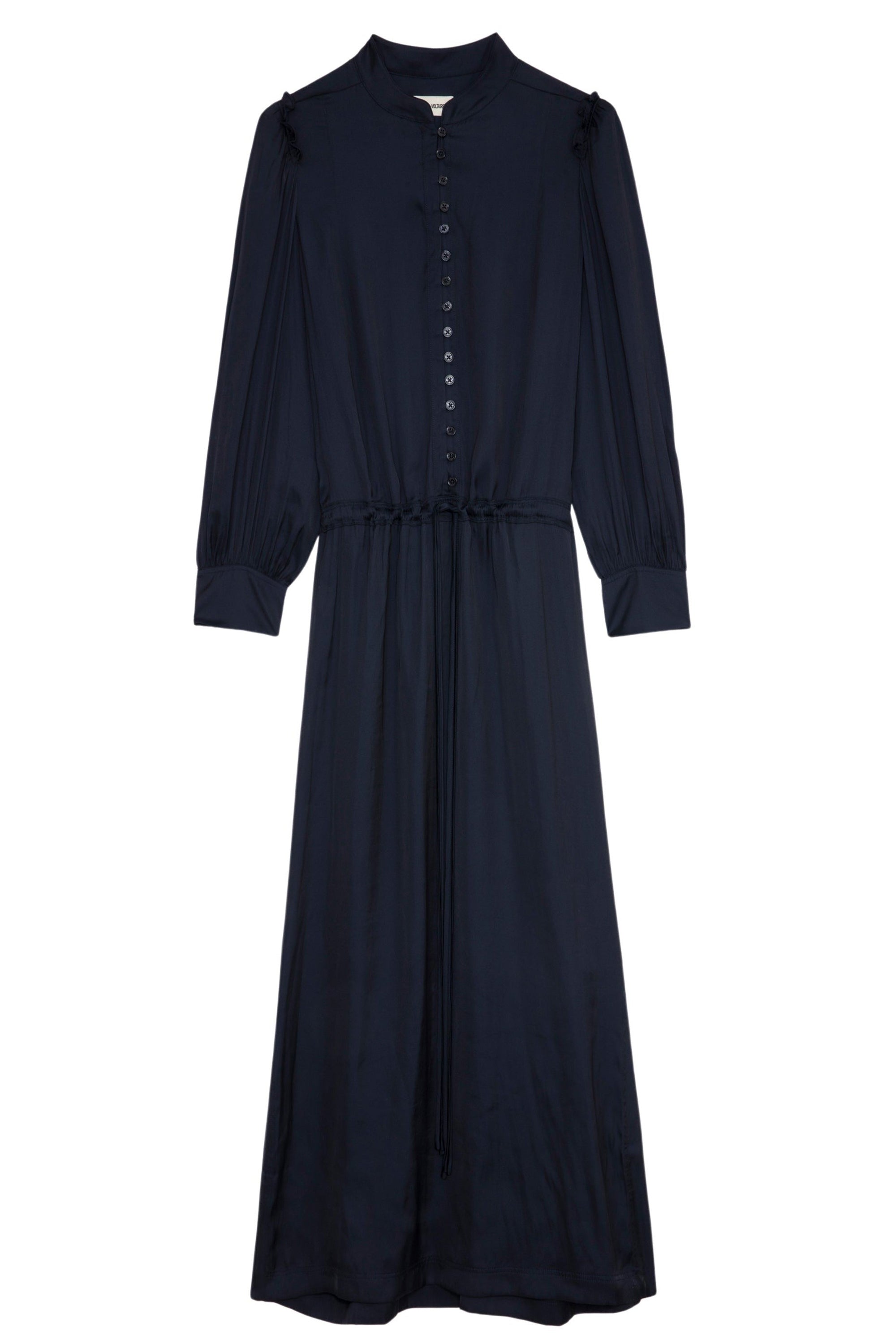 Robe Relinda en satin - Encre