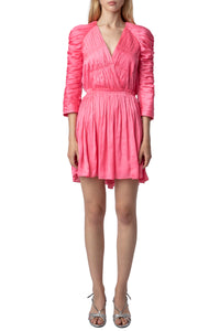 Robe Realine en satin - Rubber