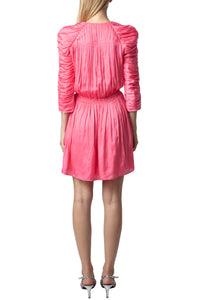 Robe Realine en satin - Rubber