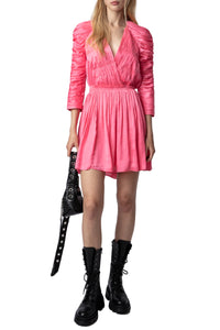 Robe Realine en satin - Rubber