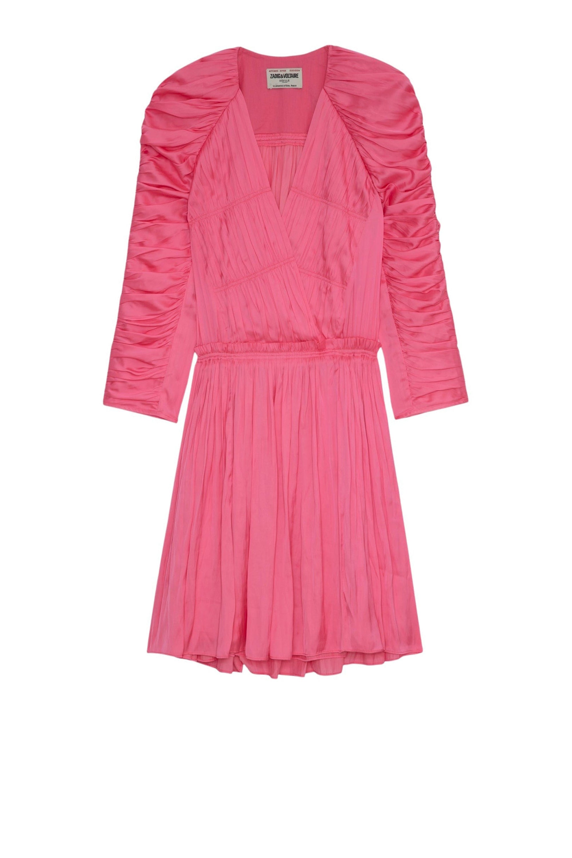 Robe Realine en satin - Rubber