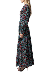 Robe Reward Thunder Strass en soie - Noir