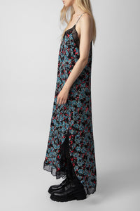 Robe Ristyl Thunder en soie - Noir