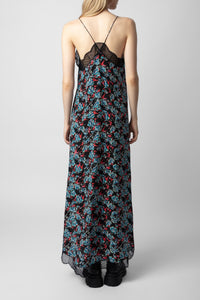Robe Ristyl Thunder en soie - Noir