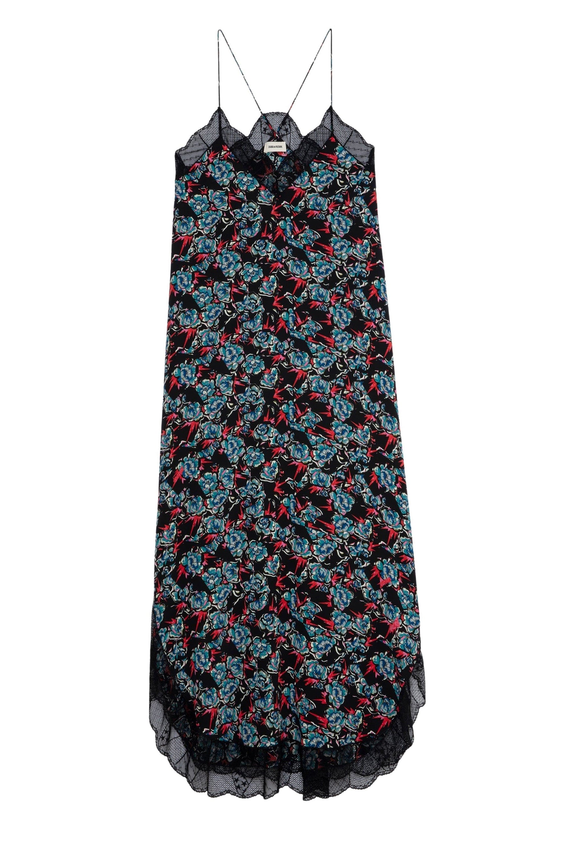 Robe Ristyl Thunder en soie - Noir