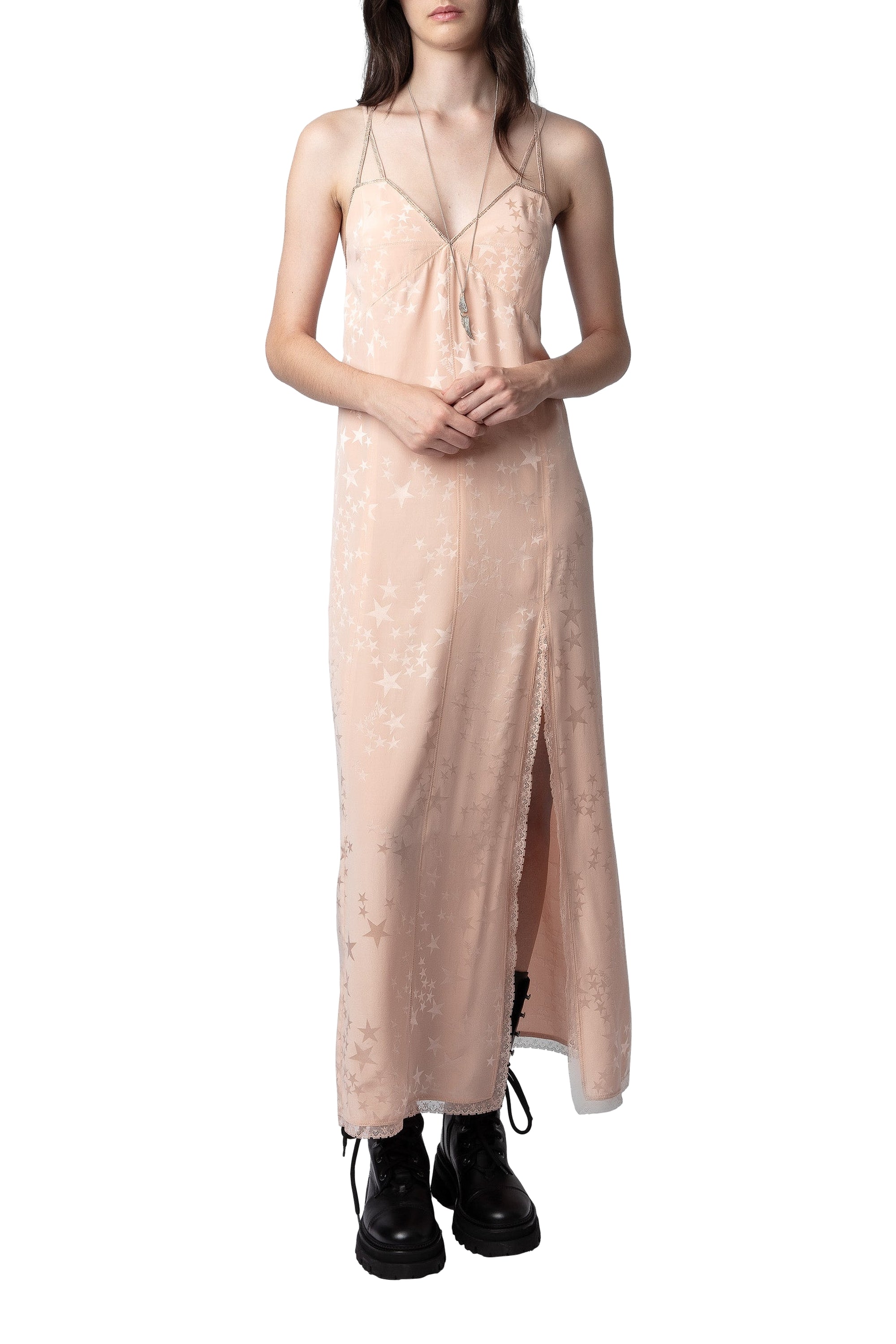 Robe Rohal en soie Jacquard - Ballerine