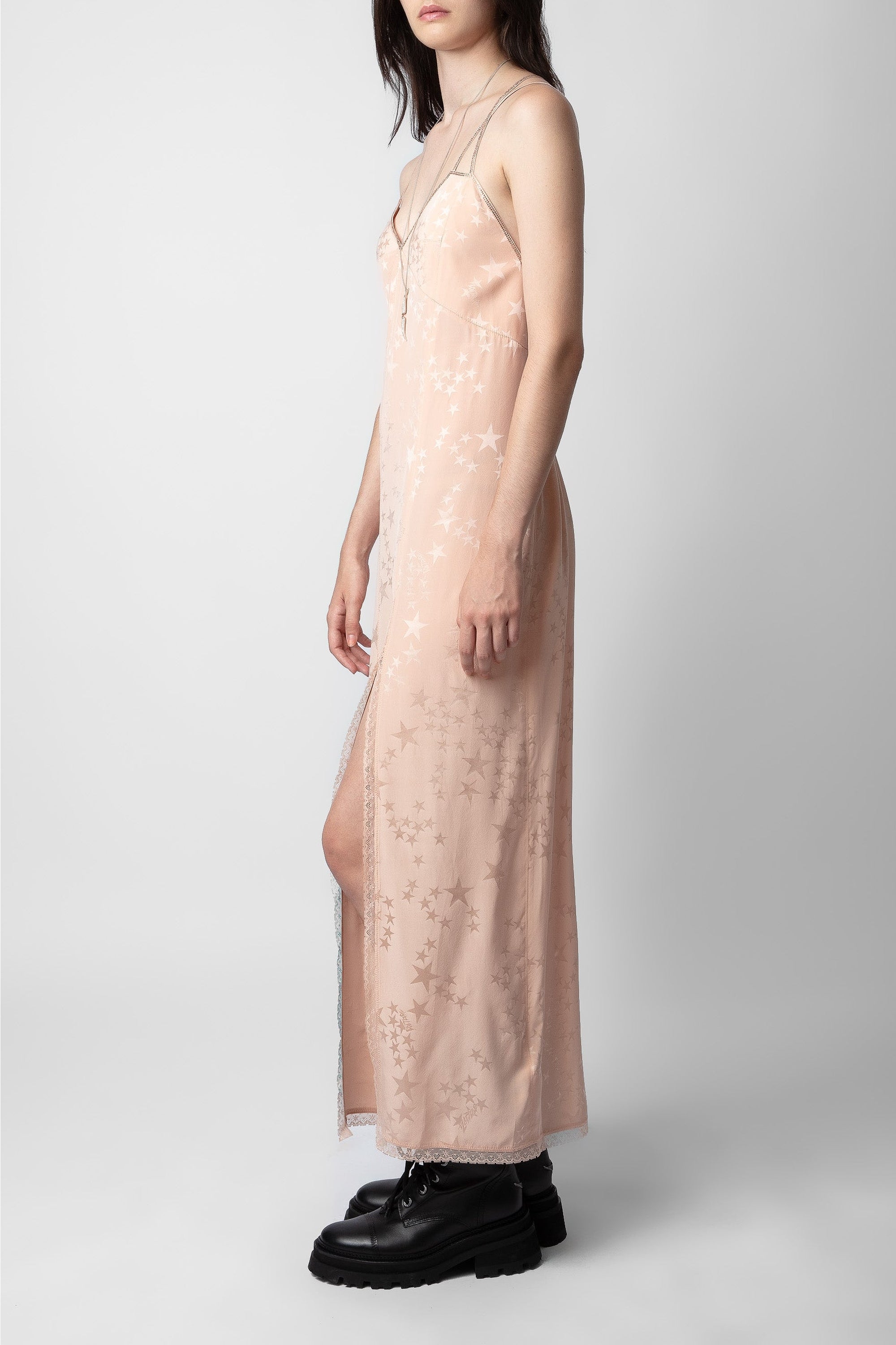 Robe Rohal en soie Jacquard - Ballerine