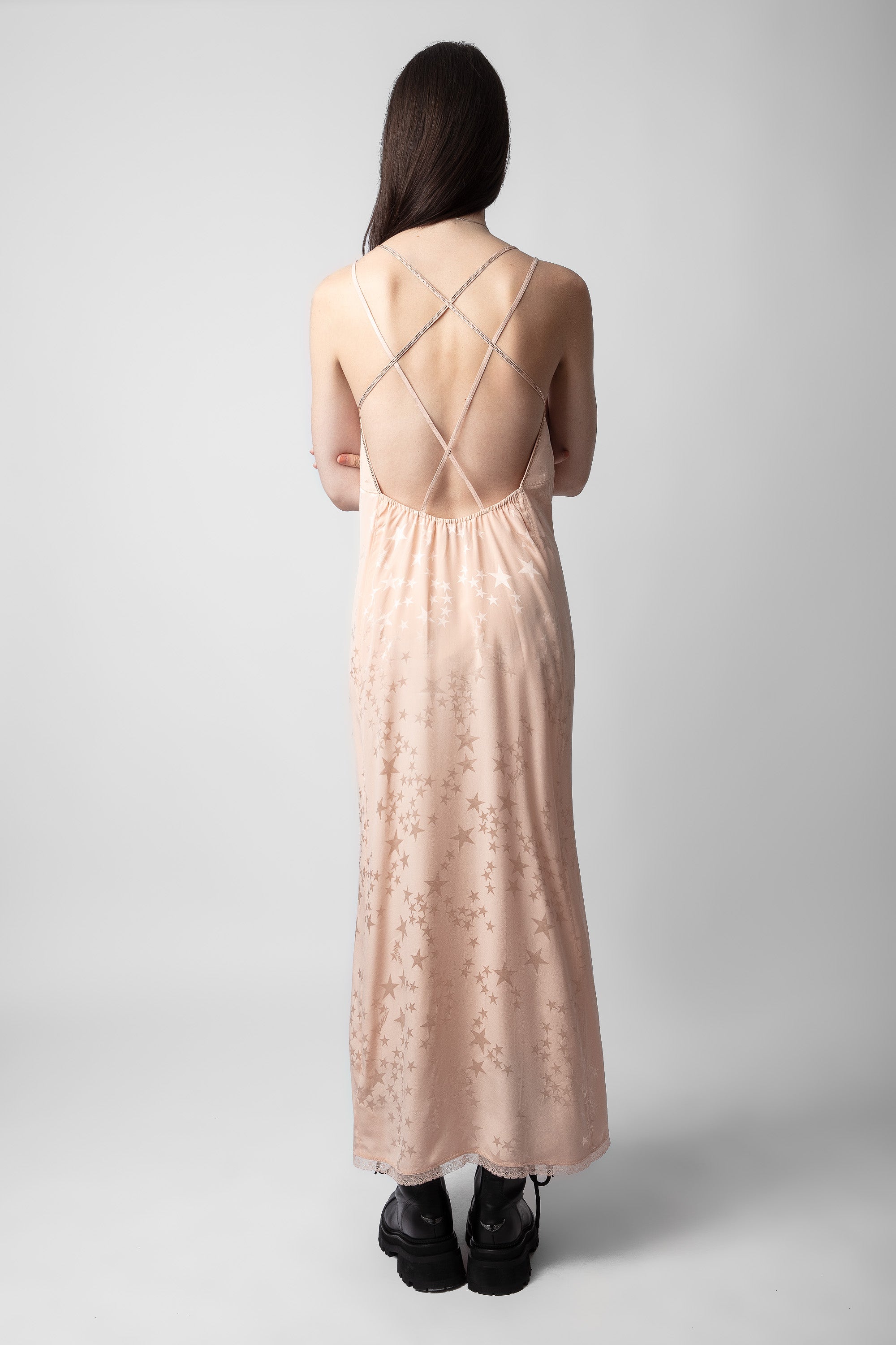 Robe Rohal en soie Jacquard - Ballerine