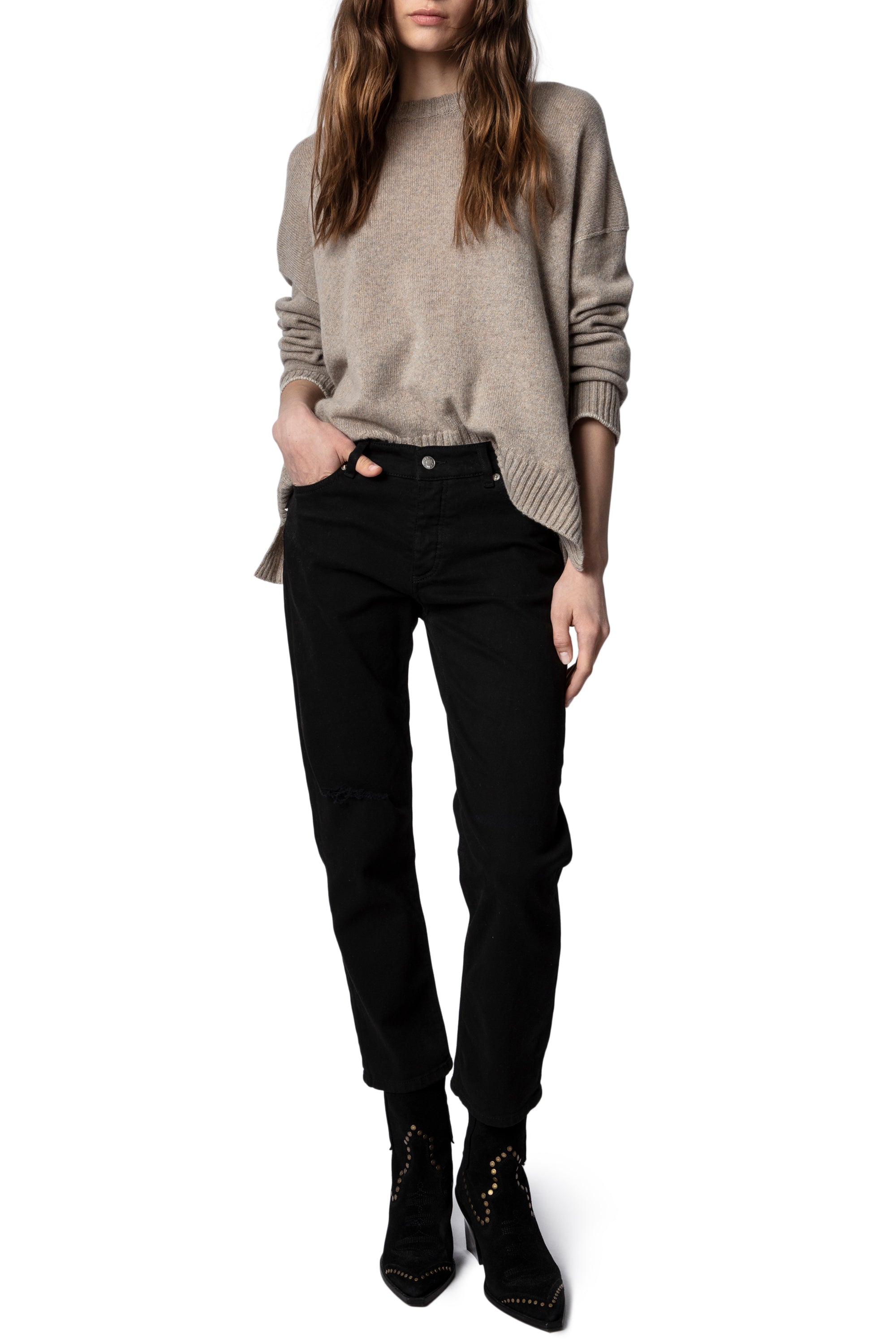 Boyfit jeans - Black
