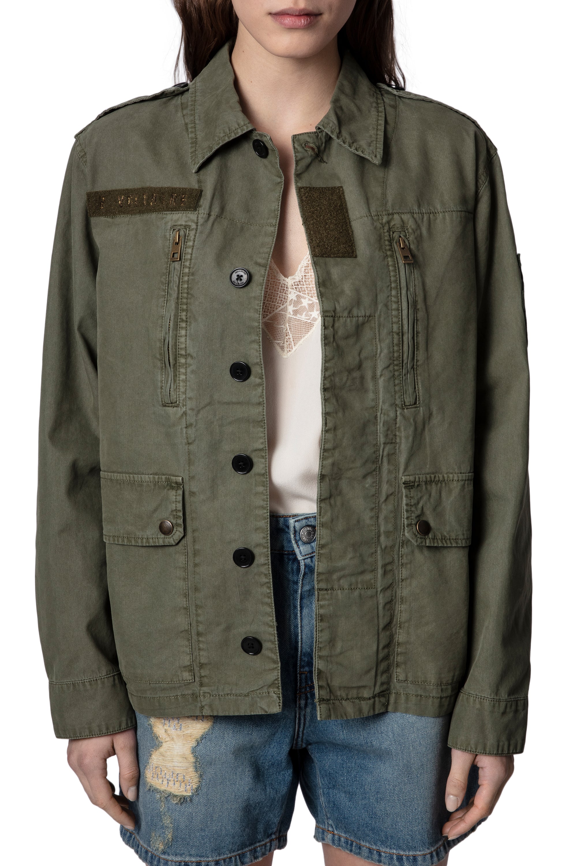 Veste Kid Lave - Kaki