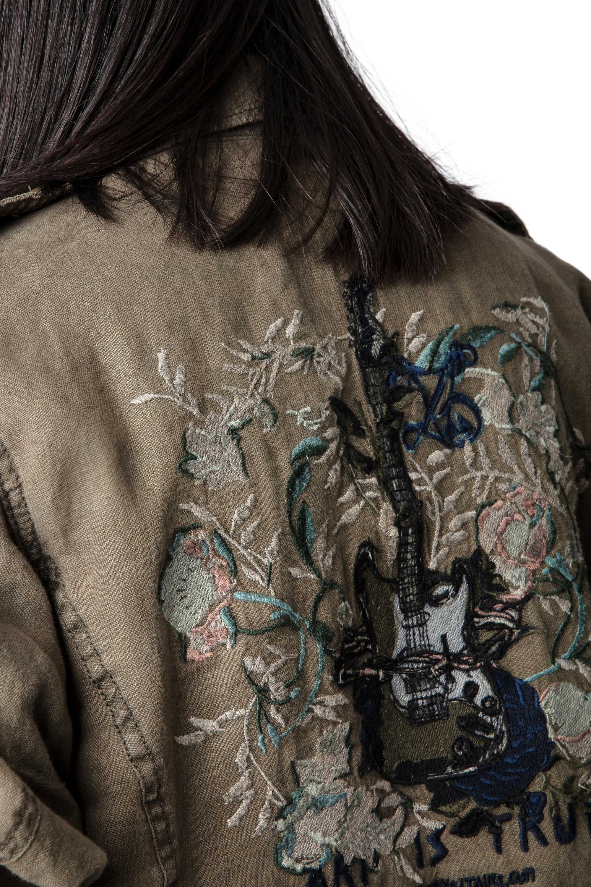 Veste Kid en lin - Laurier