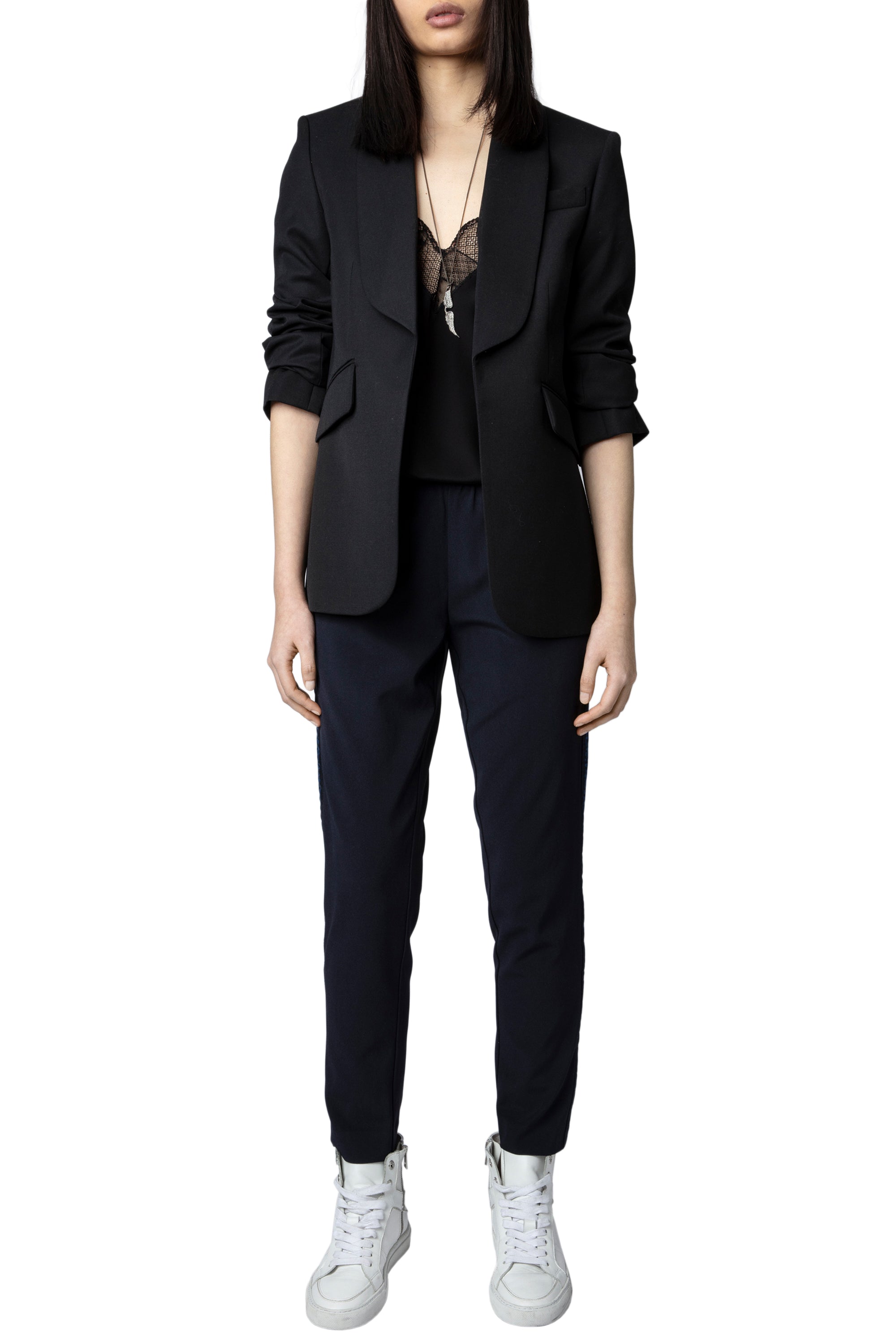 Pantalon Paula Band - Encre