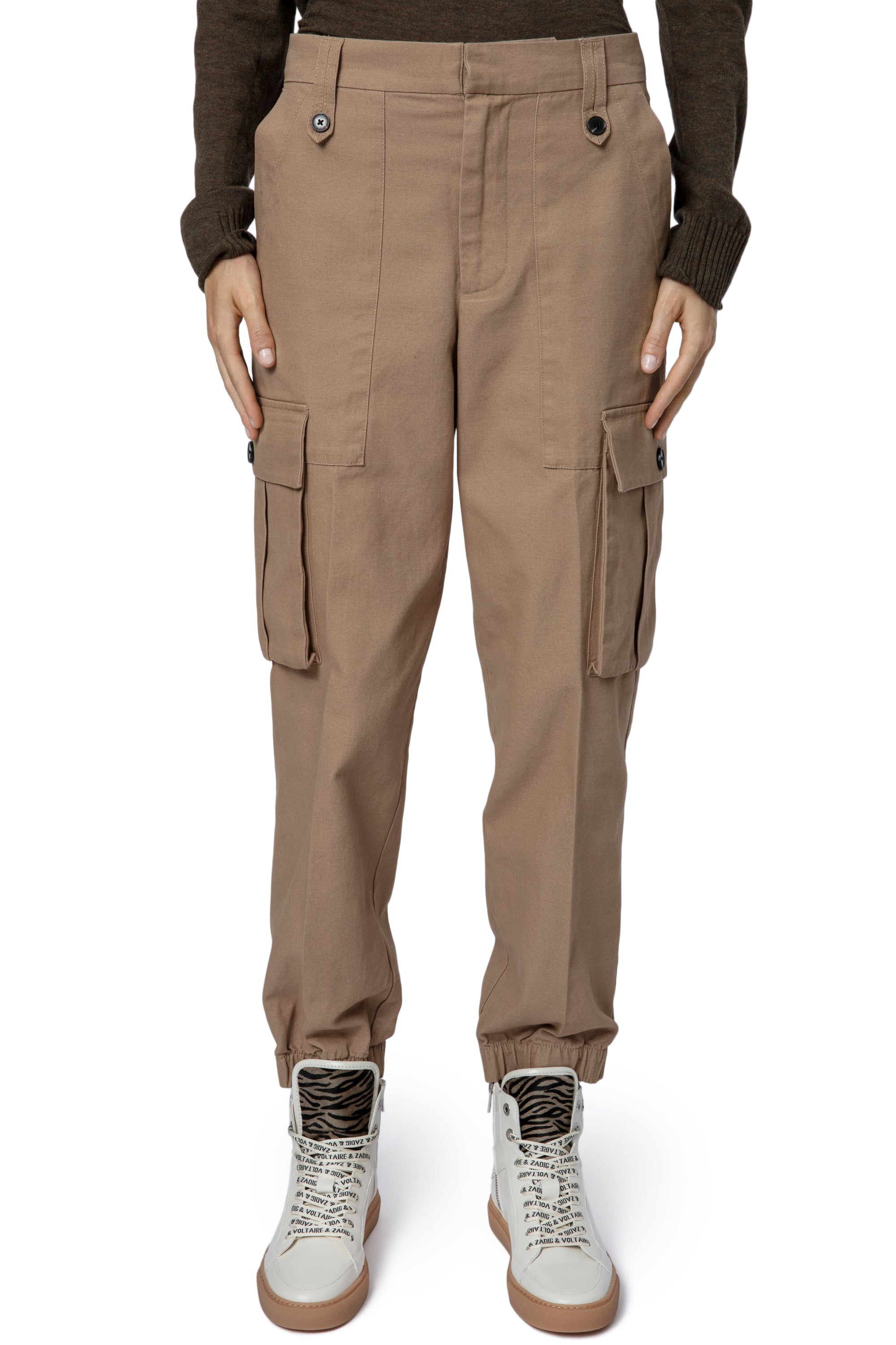 Canvas Pilot Pants - Cognac
