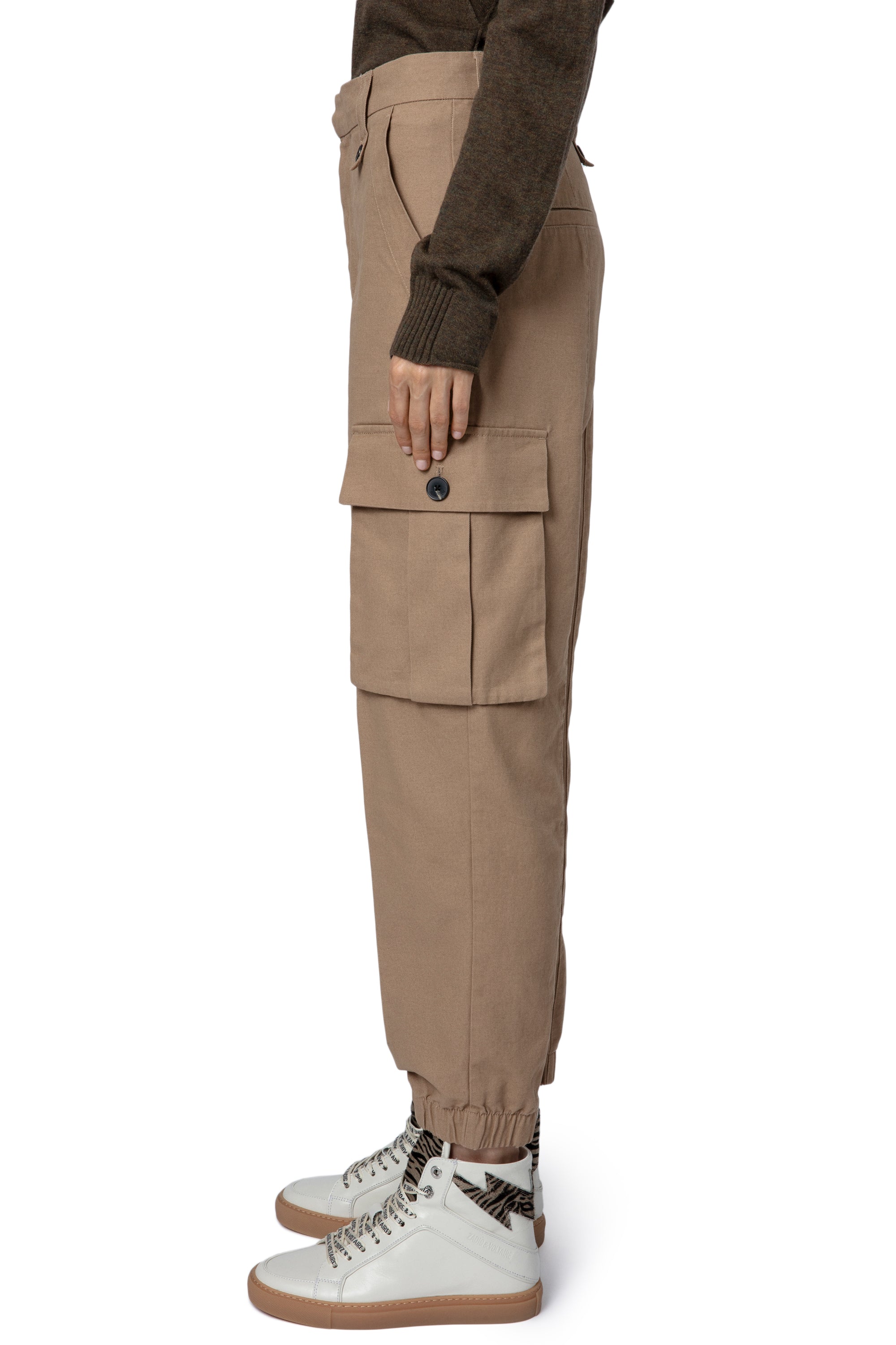 Canvas Pilot Pants - Cognac