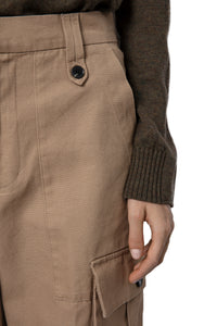 Canvas Pilot Pants - Cognac