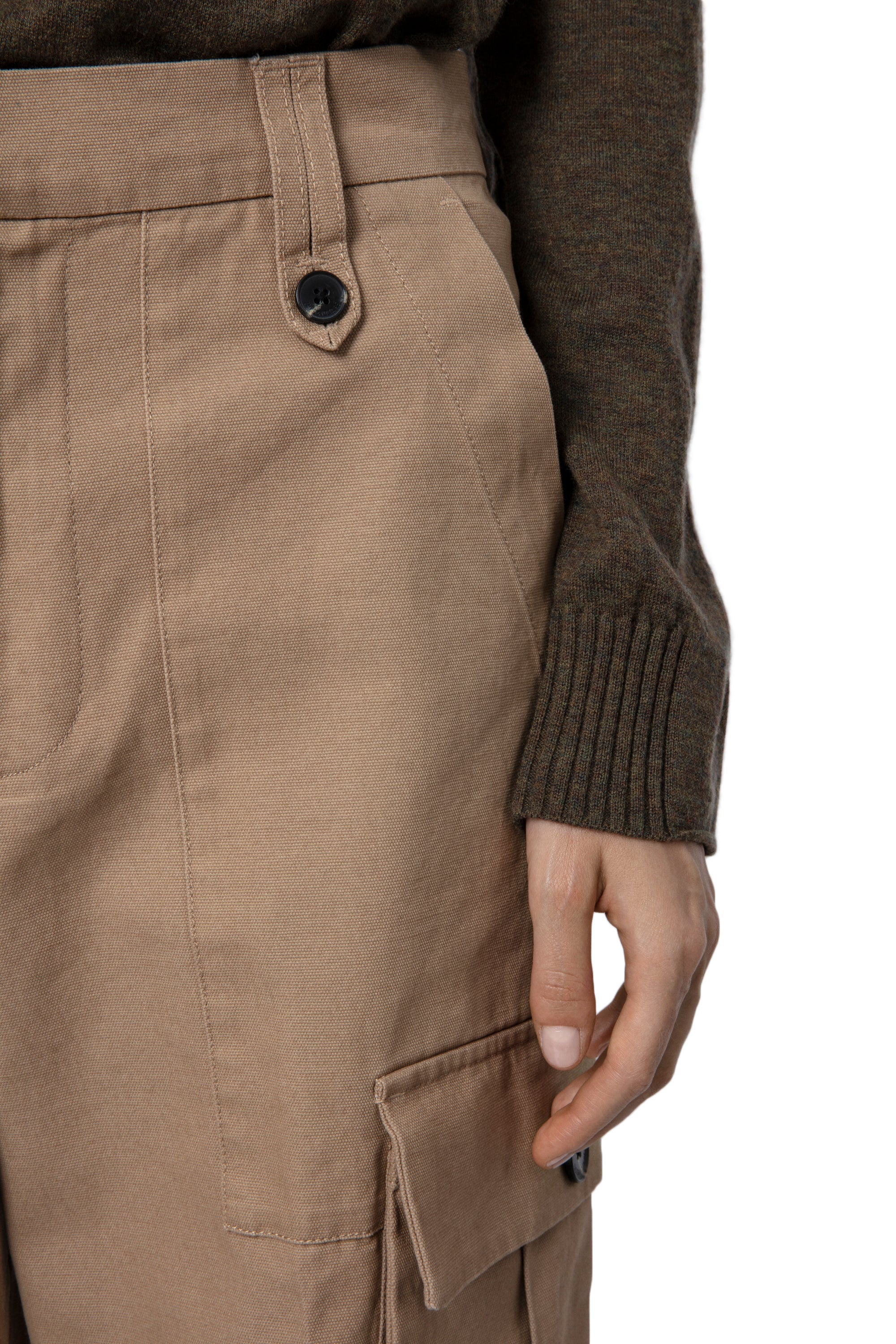 Canvas Pilot Pants - Cognac