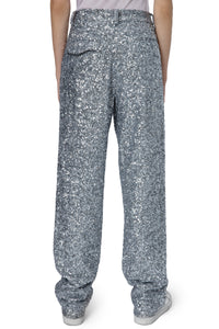 Pantalon Gitane Sequins - Silver