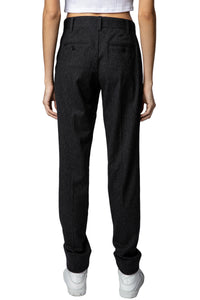Prune wool blend trousers - Anthracite