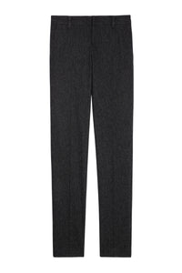 Prune wool blend trousers - Anthracite