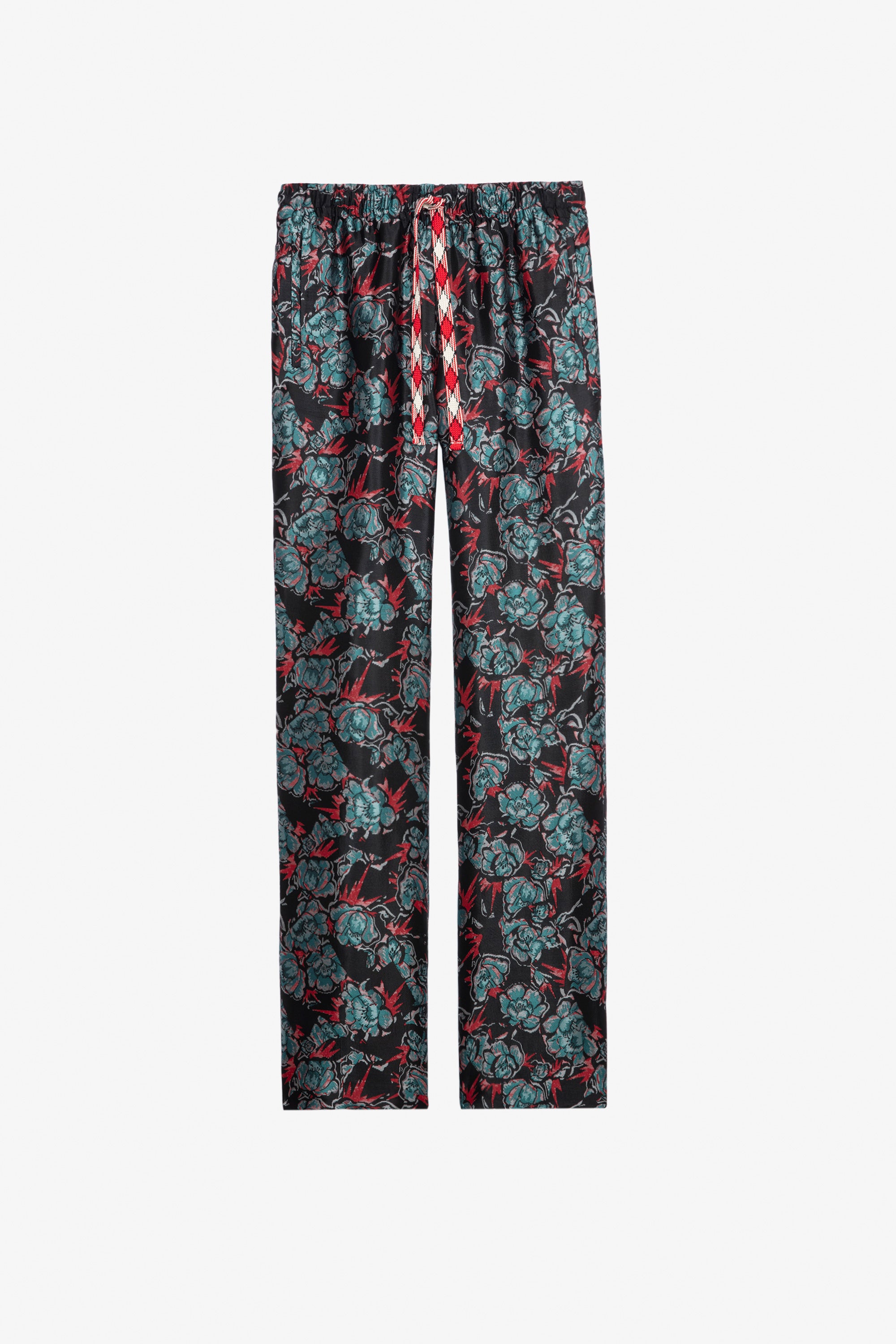 Pomy Thunder Jacquard Trousers - Black