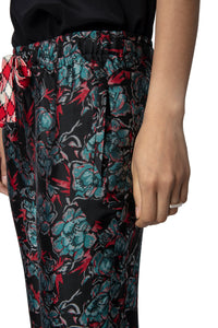 Pomy Thunder Jacquard Trousers - Black
