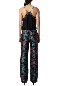 Pomy Thunder Jacquard Trousers - Black