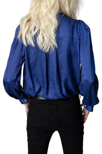 Blouse Touchy en satin - Flag