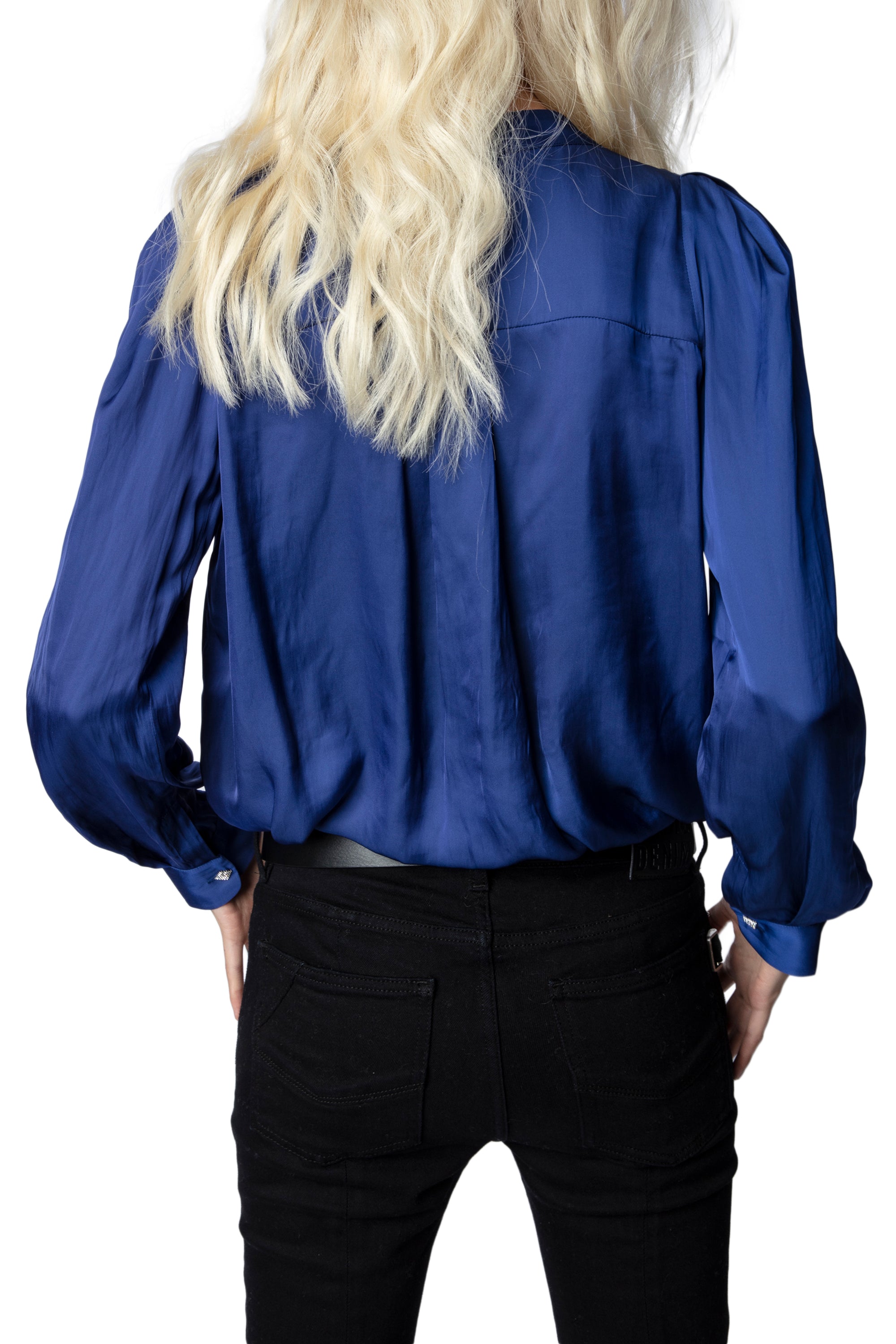 Blouse Touchy en satin - Flag