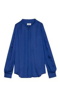 Blouse Touchy en satin - Flag