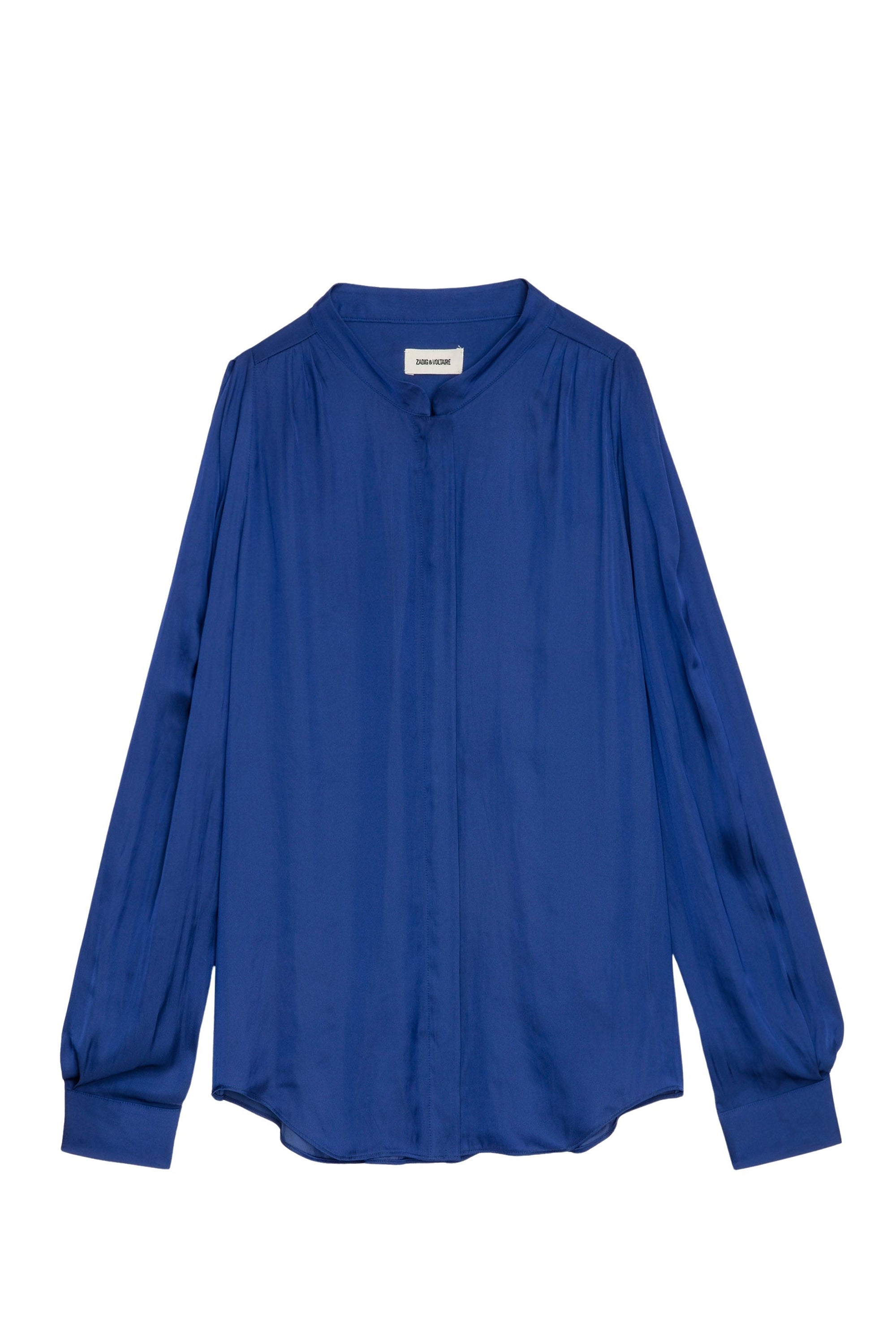 Blouse Touchy en satin - Flag