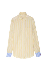 Chemise Tais Raye Pop - Yellow