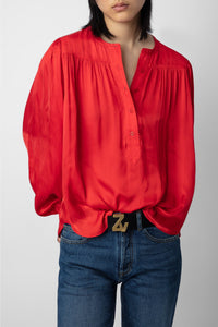 Blouse Tigy en satin - Japon