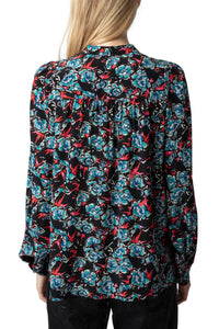Chemise Tchin Thunder en soie - Noir