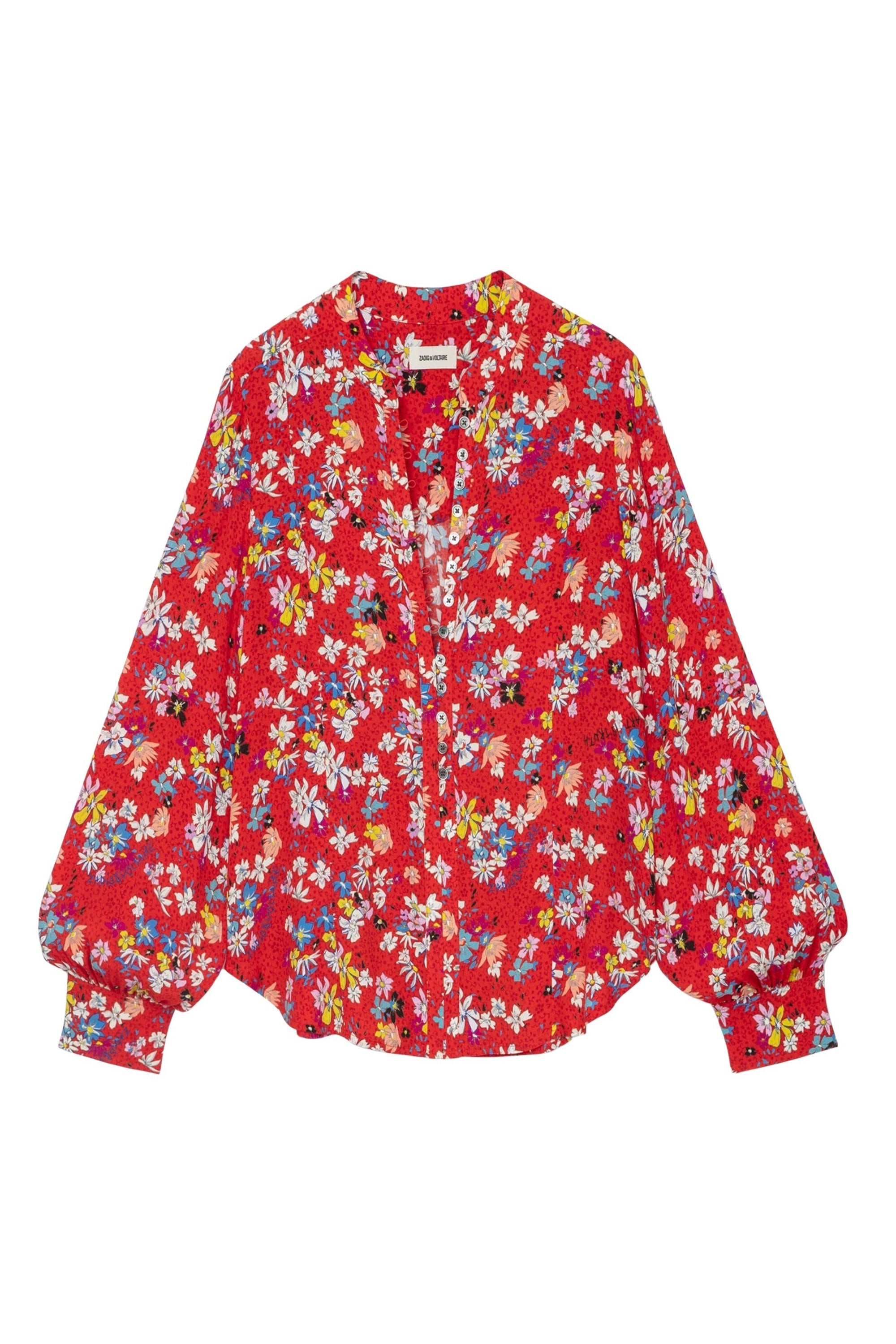 Chemise Twina Crêpe Scarlet - Japon