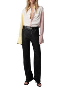 Chemise Tyrone en soie - Petale