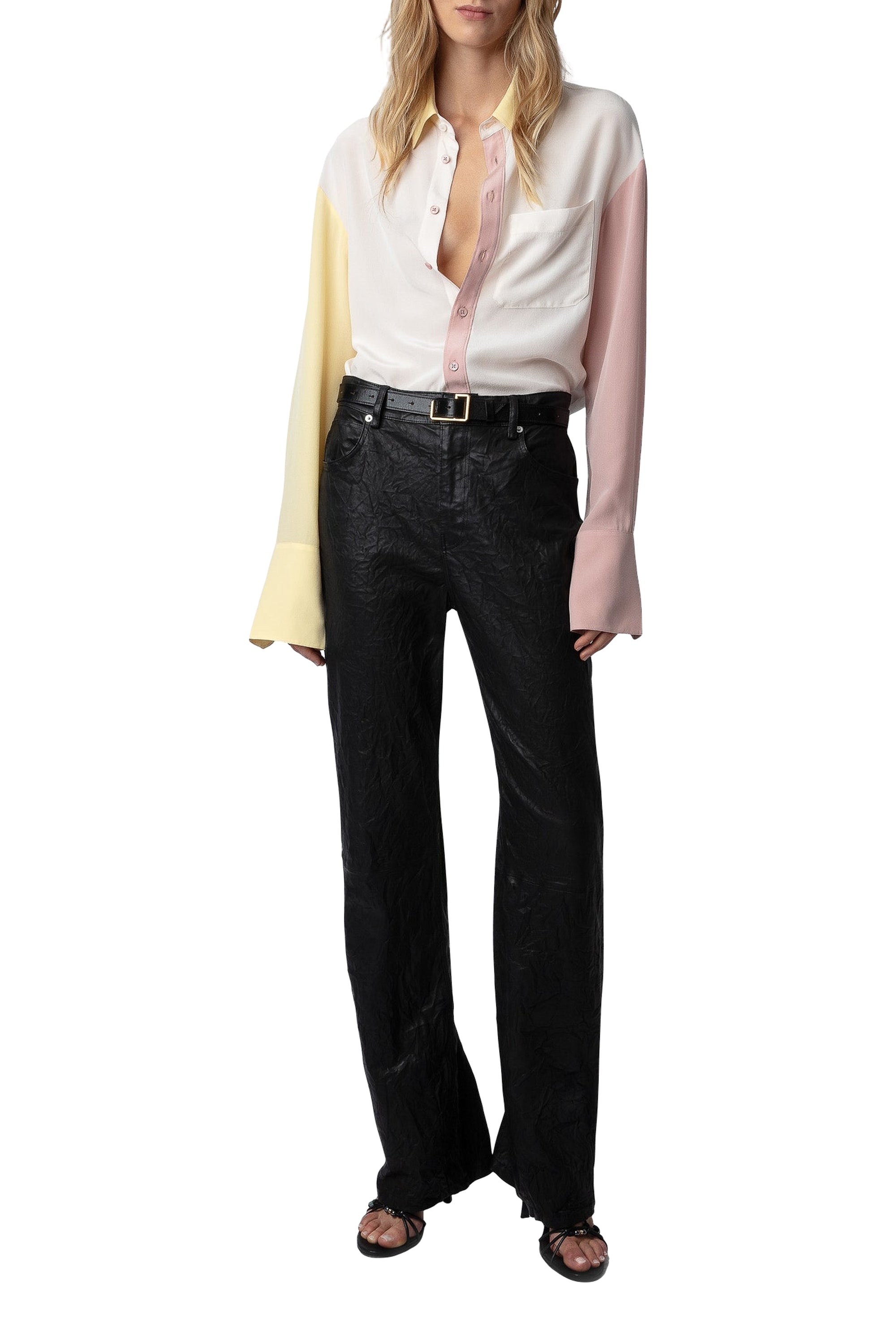 Chemise Tyrone en soie - Petale