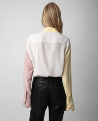 Chemise Tyrone en soie - Petale
