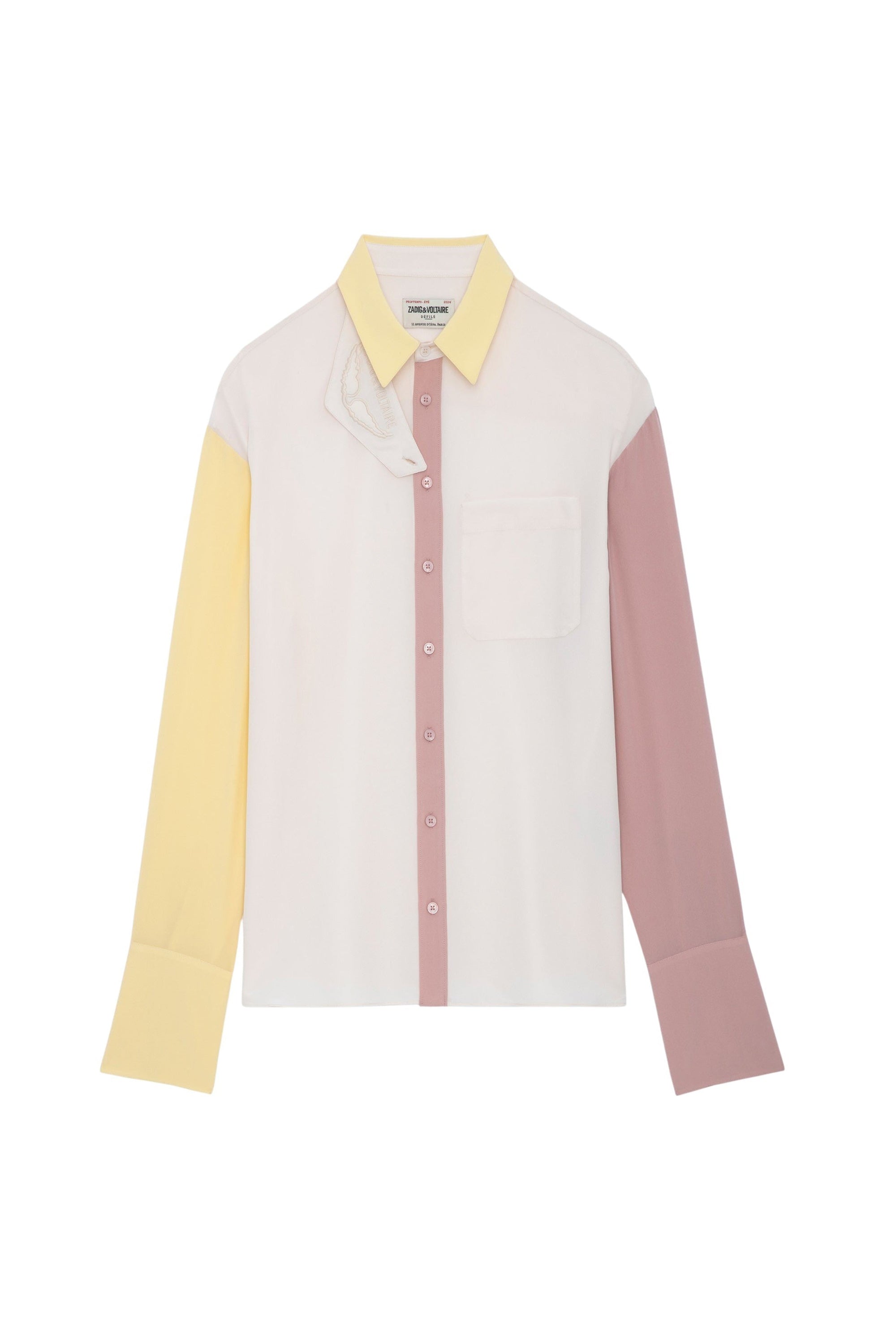 Chemise Tyrone en soie - Petale