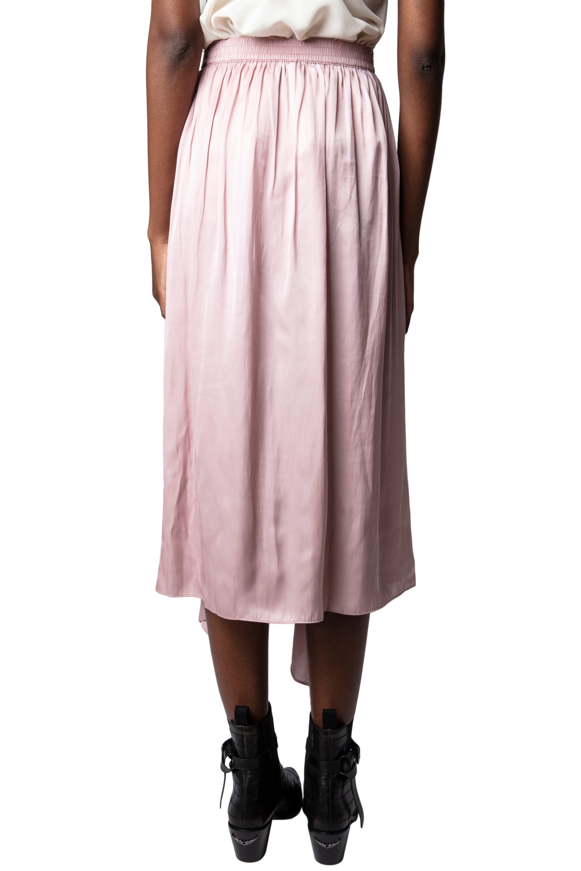 Jeb satin skirt - Deep Parme