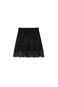 Jupe Jimy en soie - Noir