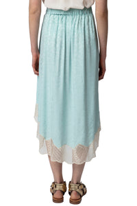 Jupe Joslin en soie - Celadon