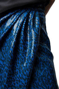 Jupe Jamelia Sequins - Azur