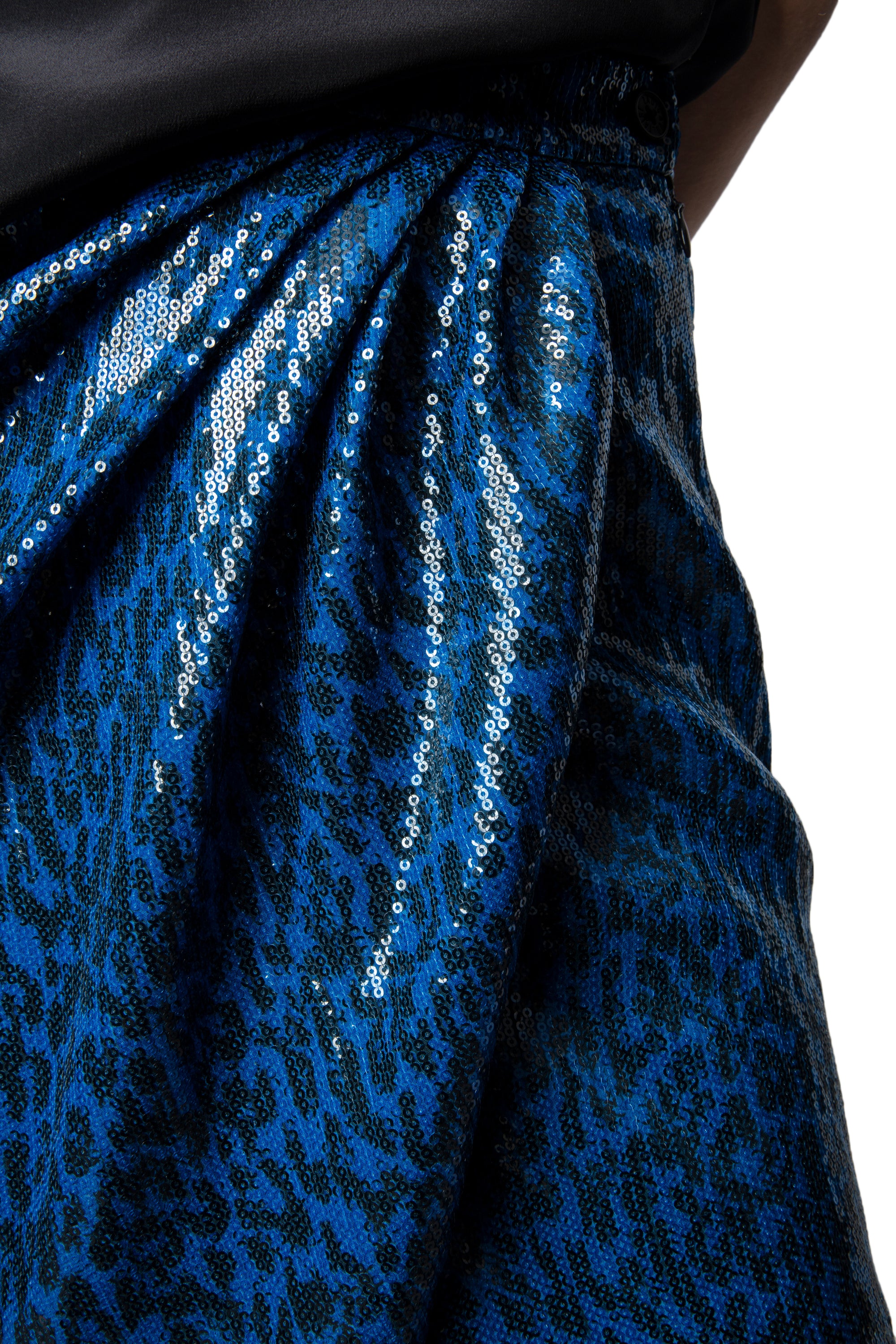 Jupe Jamelia Sequins - Azur