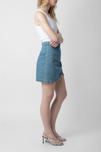 Jupe Julipe Denim - Light Blue