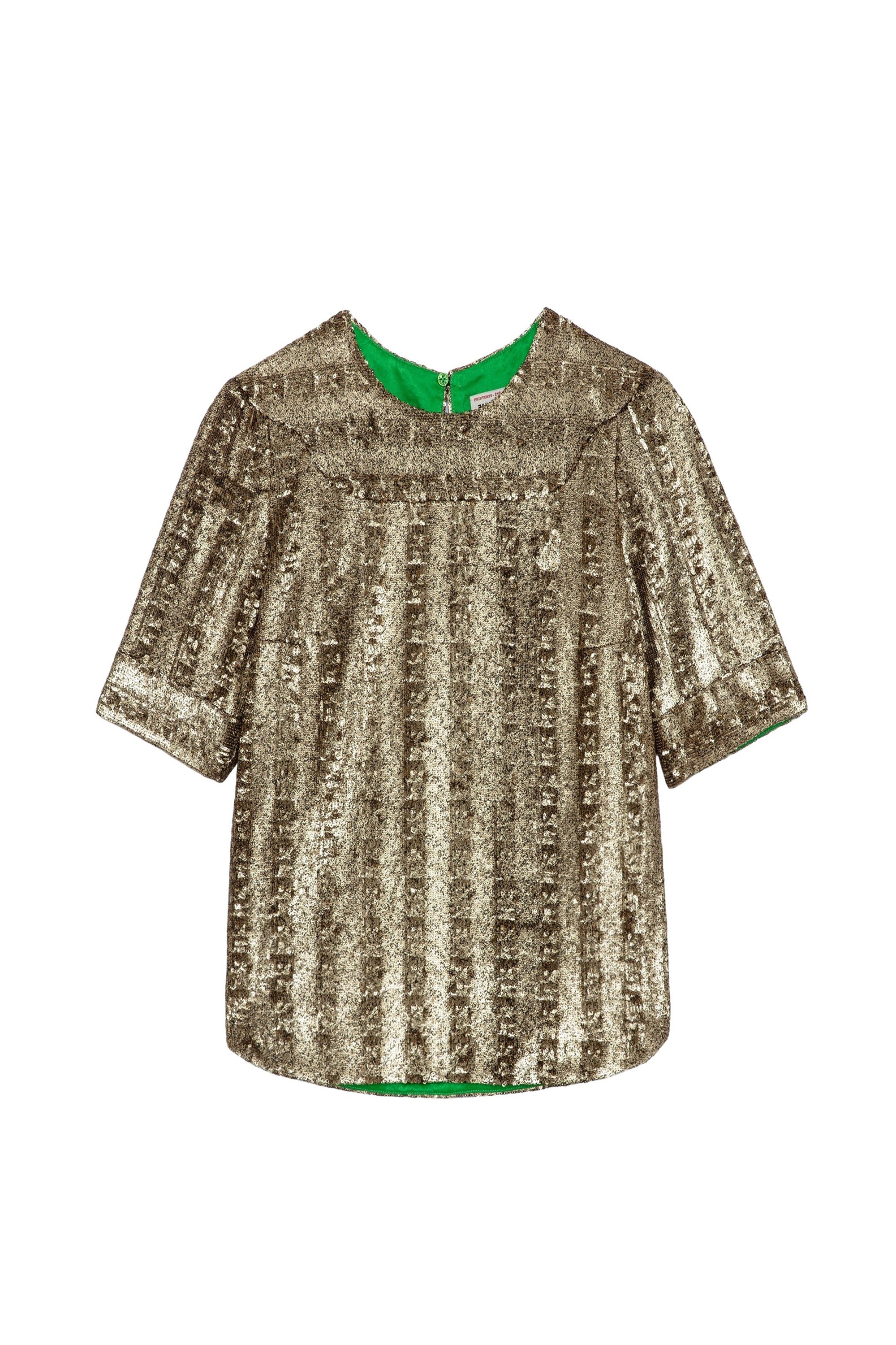 Blouse Toysse à sequins - Bronze