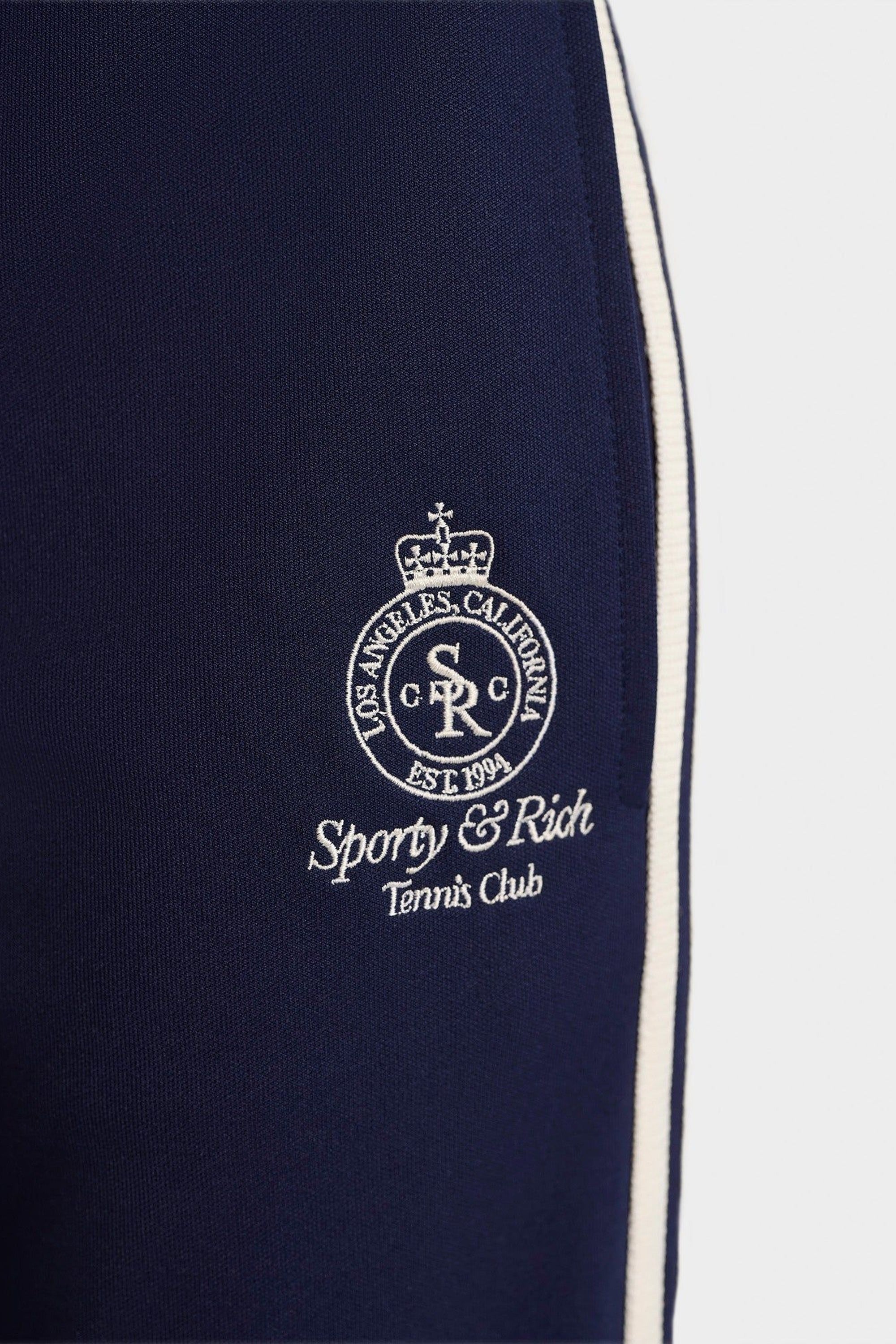 Pantalon de survêtement Crown - Bleu Marine & Blanc