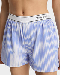 Short boxer Script à rayures - Multicolor Stripes